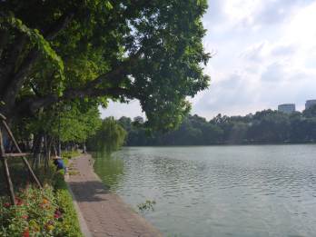 Beautiful lake in Hanoi
